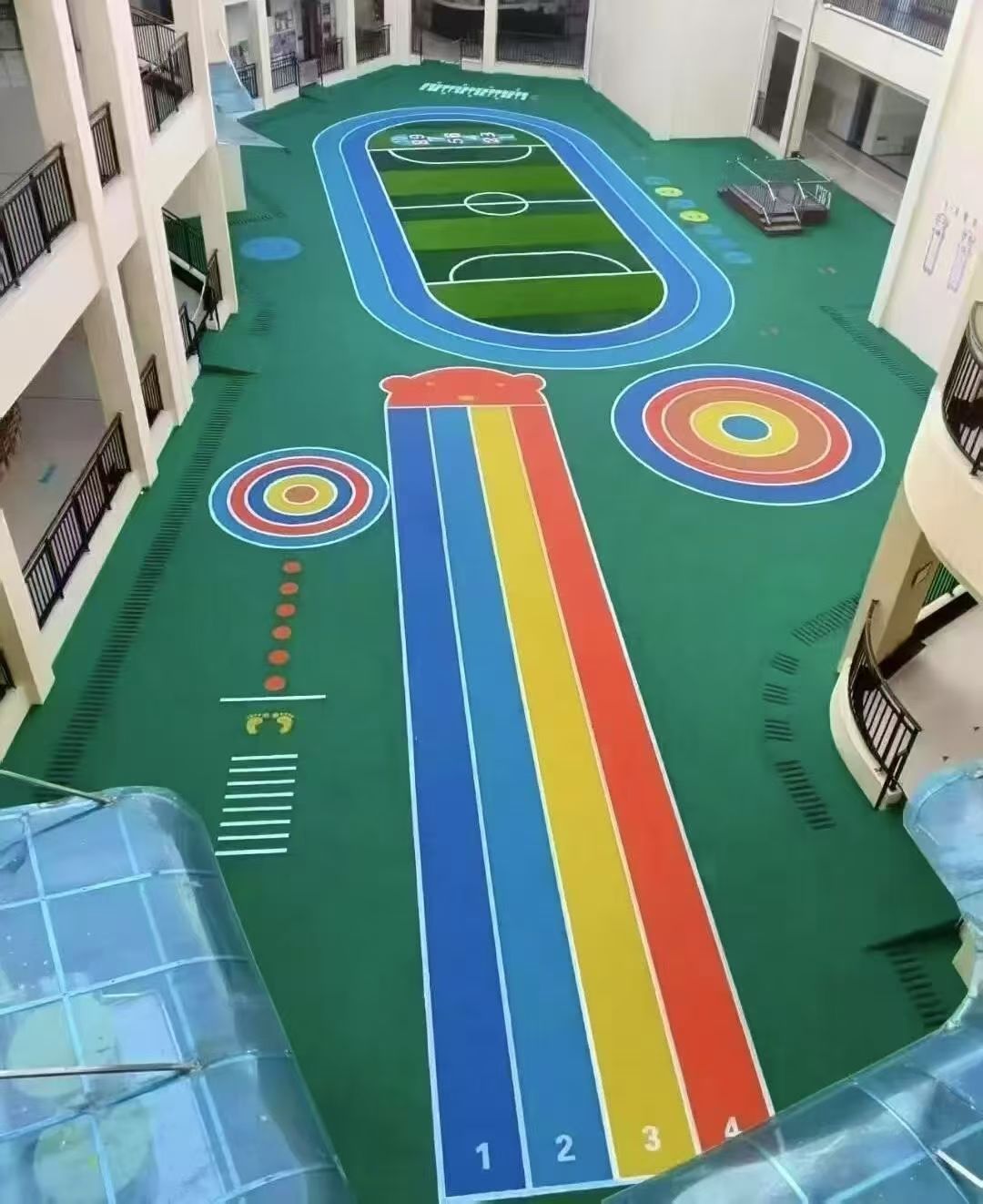 平凉市幼儿园塑胶跑道epdm塑胶跑道 - 价格